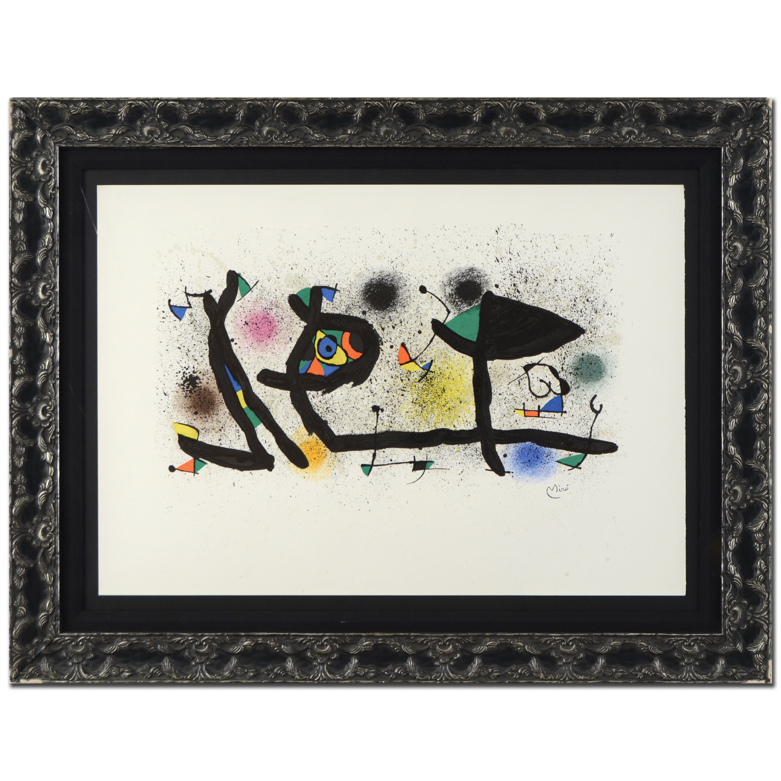 Joan Miró Lithograph "Sculptures"