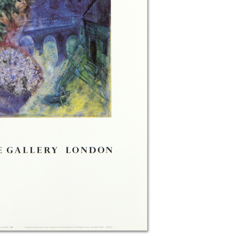 Marc Chagall "Bouquet with Flying Lover" Fine Art Poster