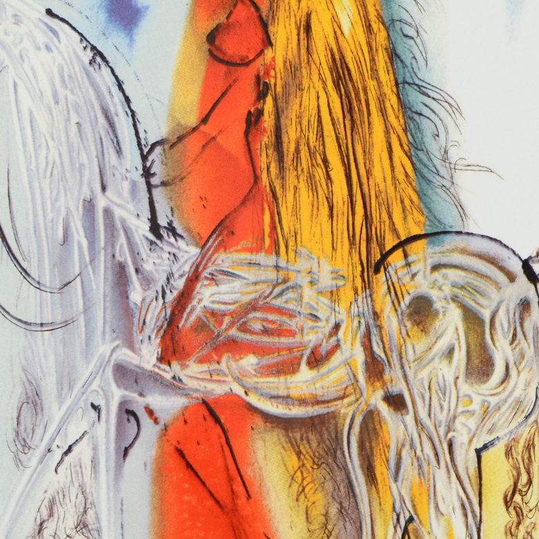 Salvador Dali "Lady Godiva" Limited Edition Glazed Ceramic Tile