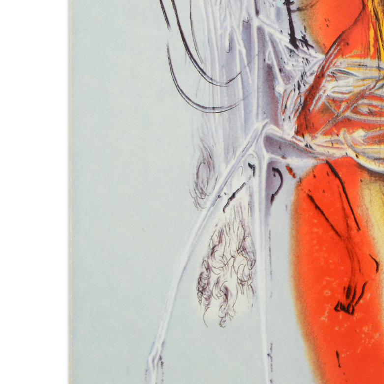 Salvador Dali "Lady Godiva" Limited Edition Glazed Ceramic Tile