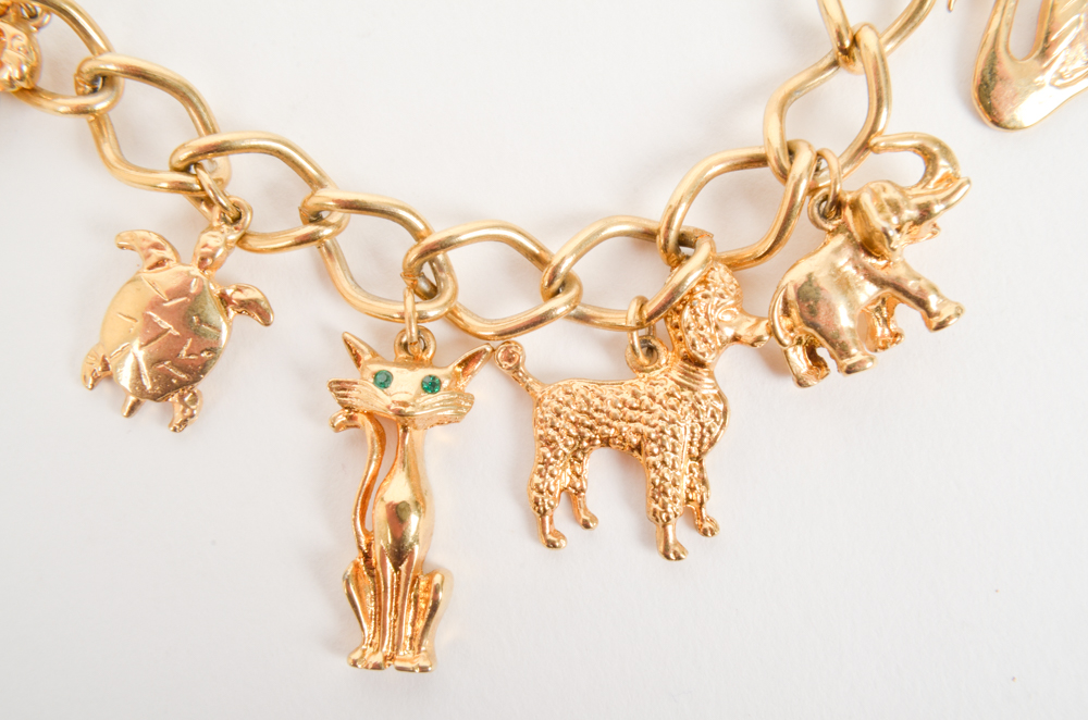 Vintage Mario Valentino Costume Necklace