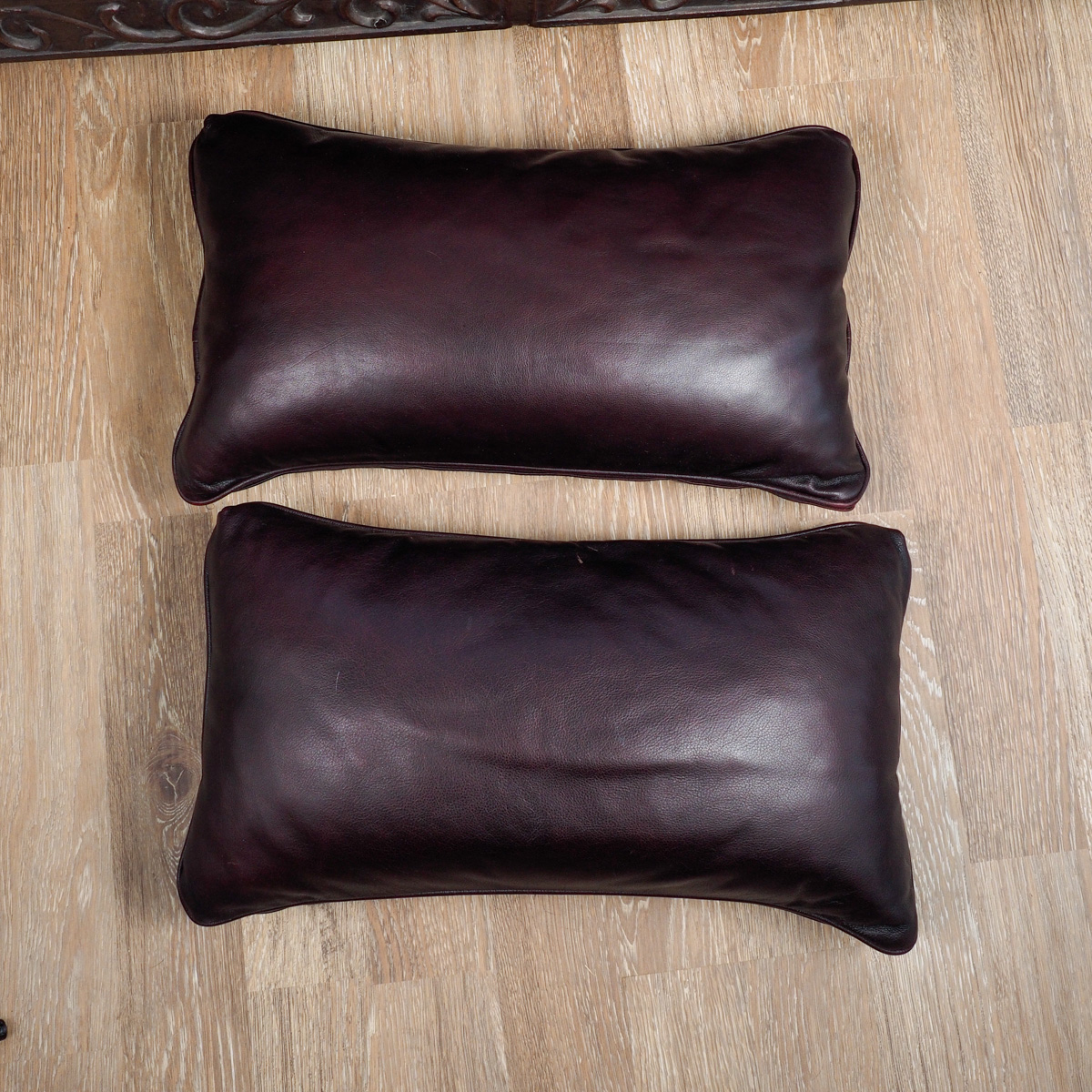 Chocolate Leather "Ernest Hemingway" Iron Sofa By Thomasville