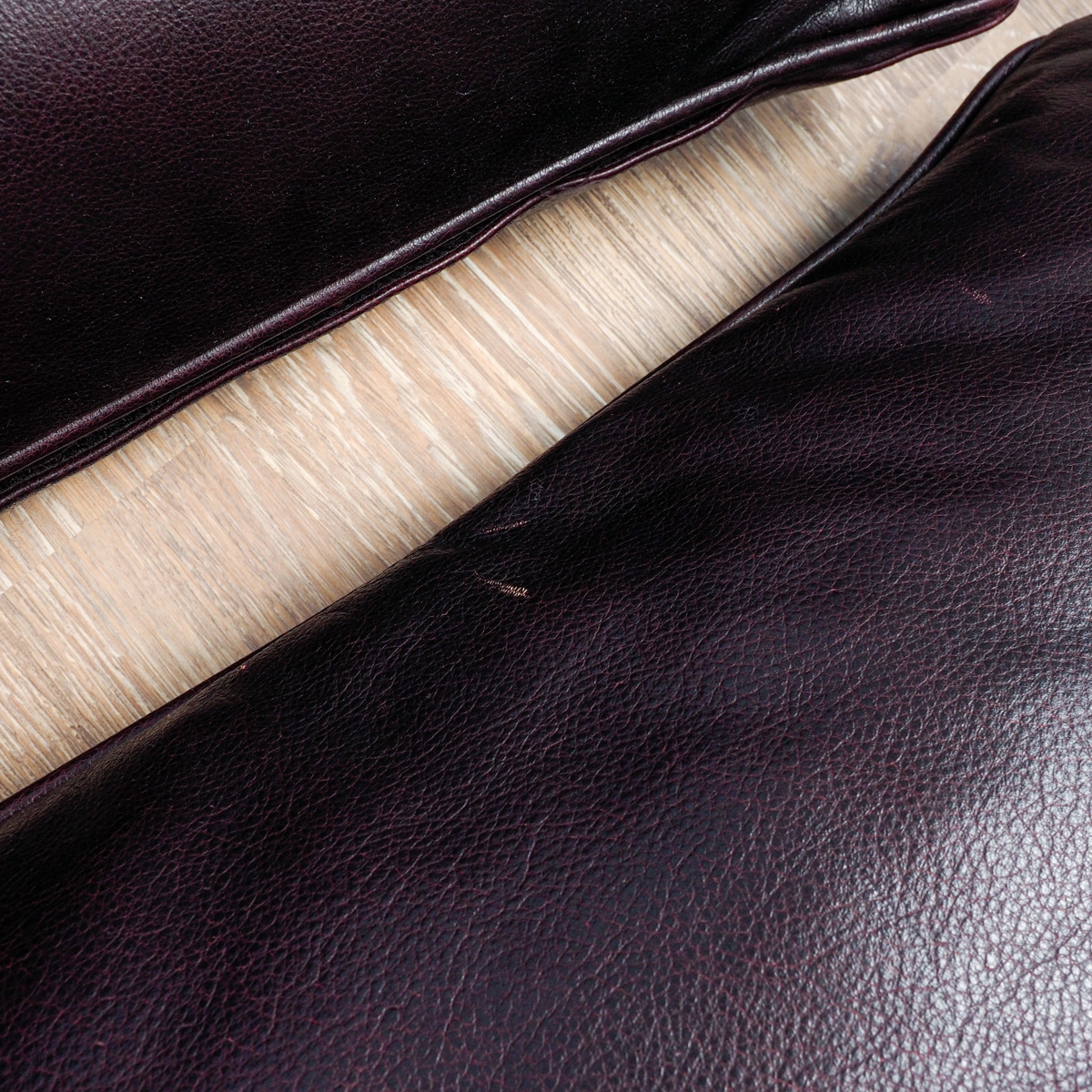 Chocolate Leather "Ernest Hemingway" Iron Sofa By Thomasville