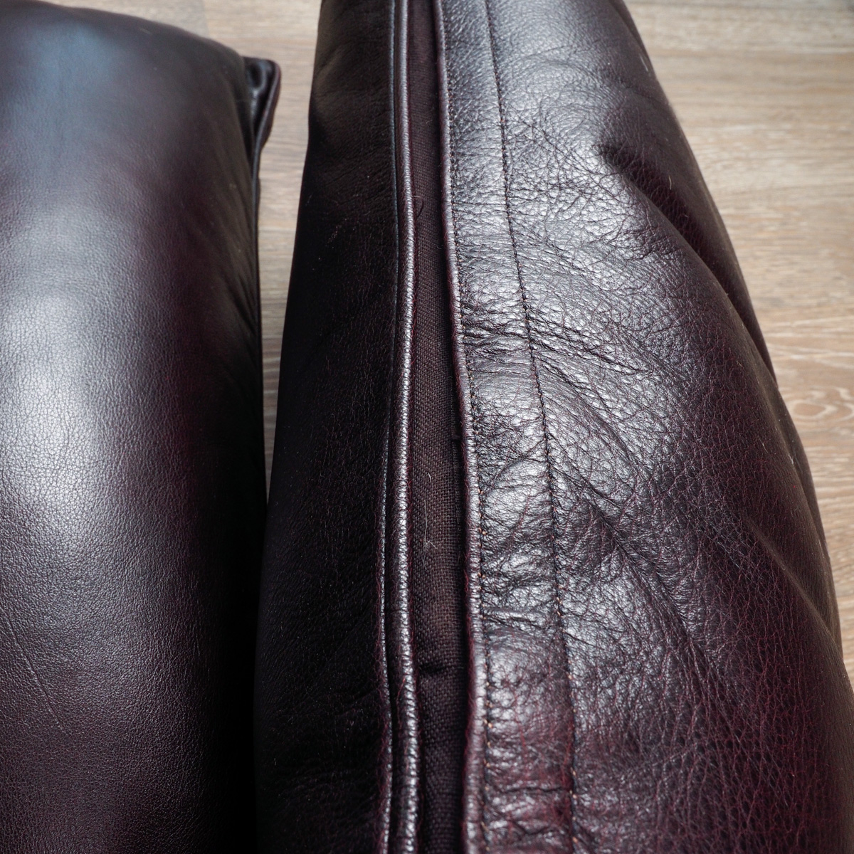 Chocolate Leather "Ernest Hemingway" Iron Sofa By Thomasville