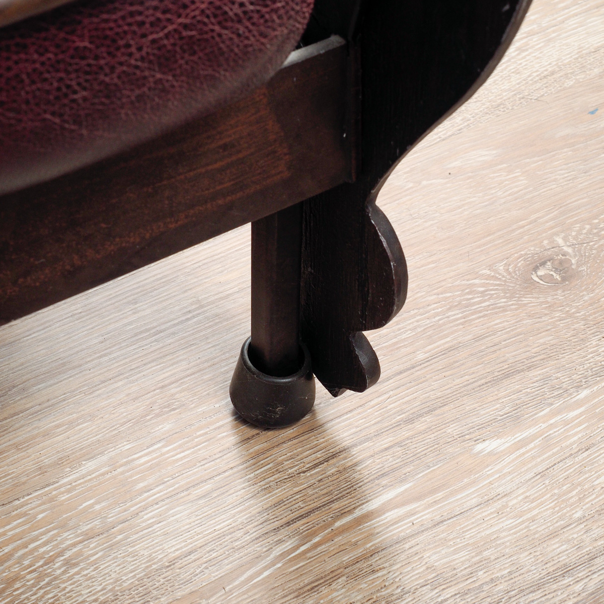 Chocolate Leather "Ernest Hemingway" Iron Sofa By Thomasville