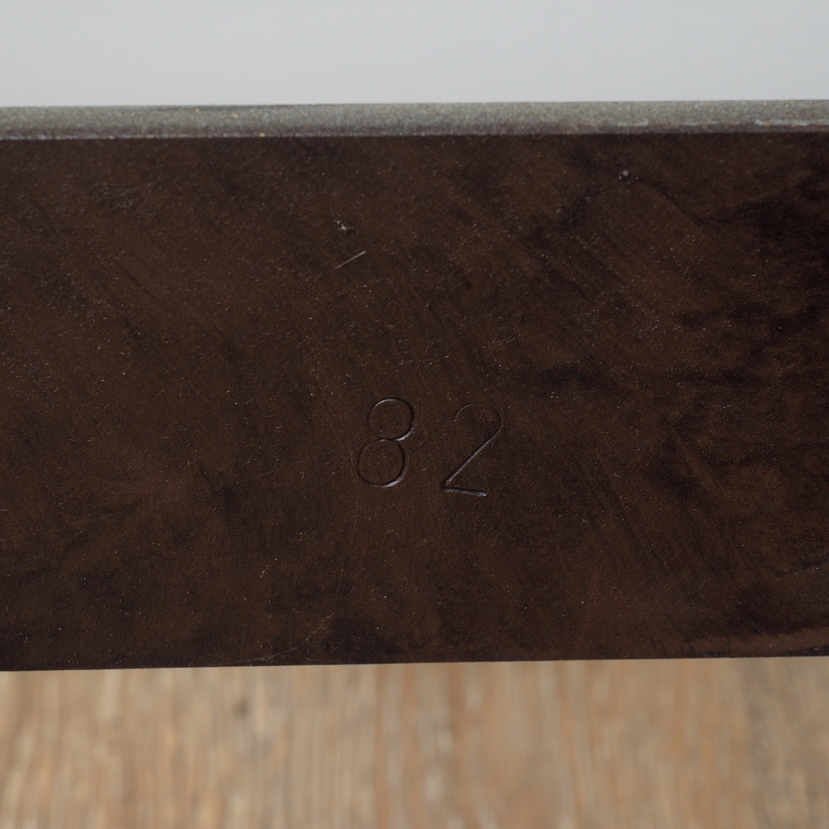 Chocolate Leather "Ernest Hemingway" Iron Sofa By Thomasville