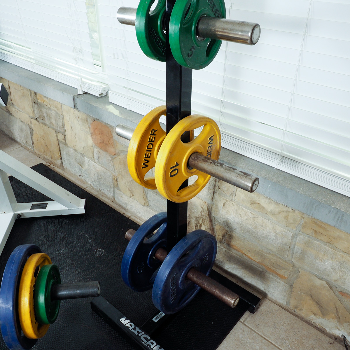 Powertec Strength Compact Leg Sled Press with Assorted Weider Weights