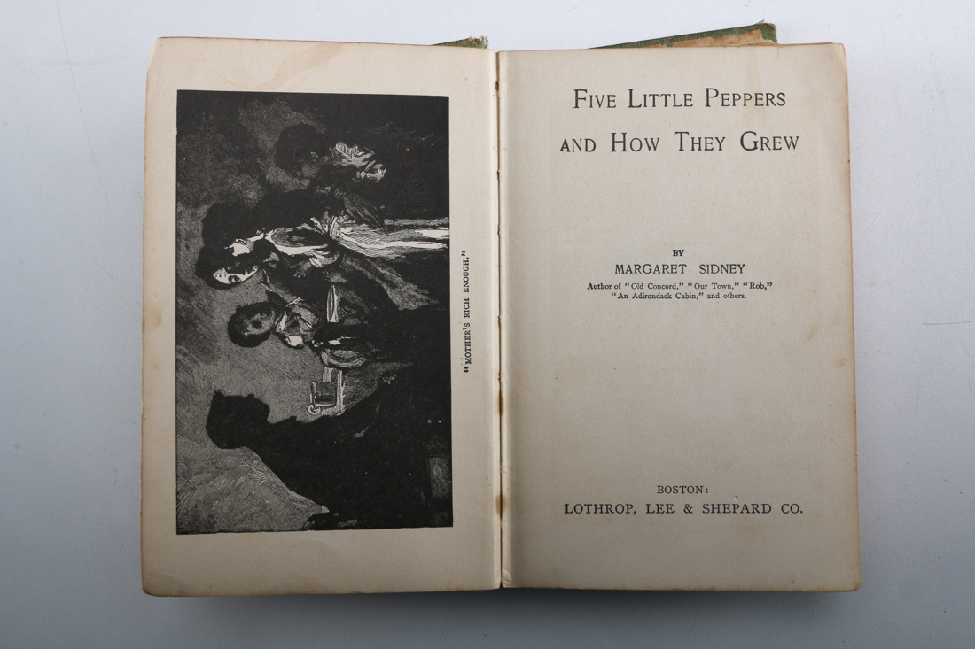 Collection of Four Vintage Books Including "Huckleberry Finn"