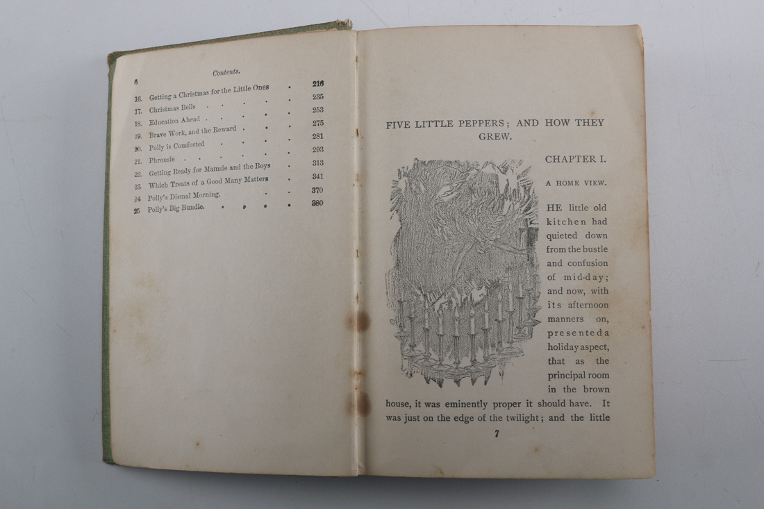 Collection of Four Vintage Books Including "Huckleberry Finn"