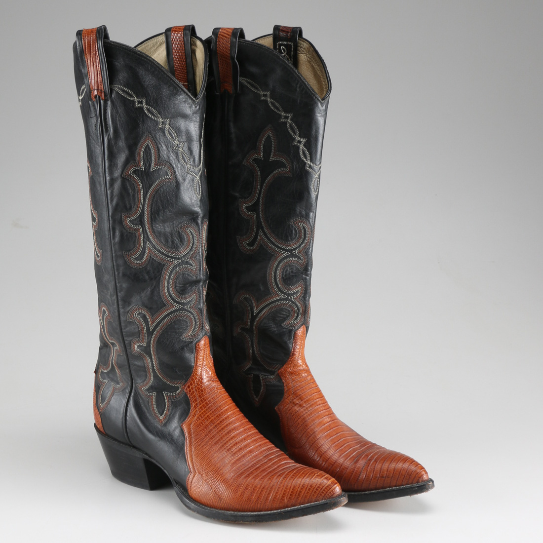 Pair of Men's Larry Mahan Cowboy Boots