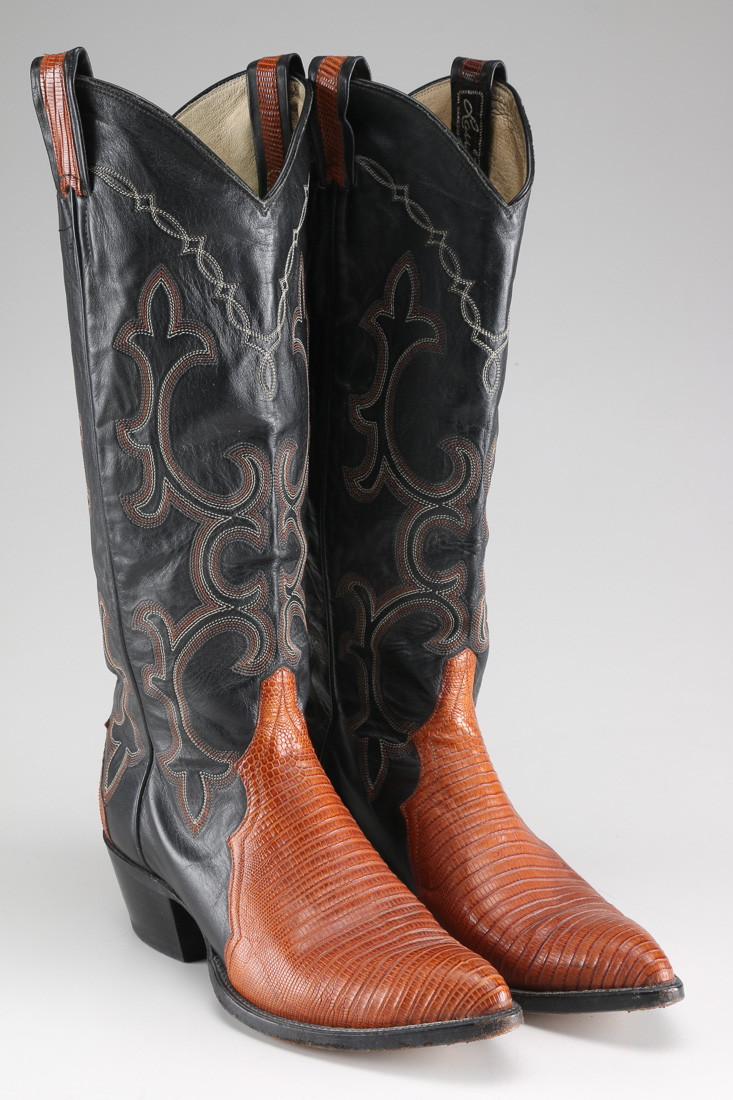 Pair of Men's Larry Mahan Cowboy Boots