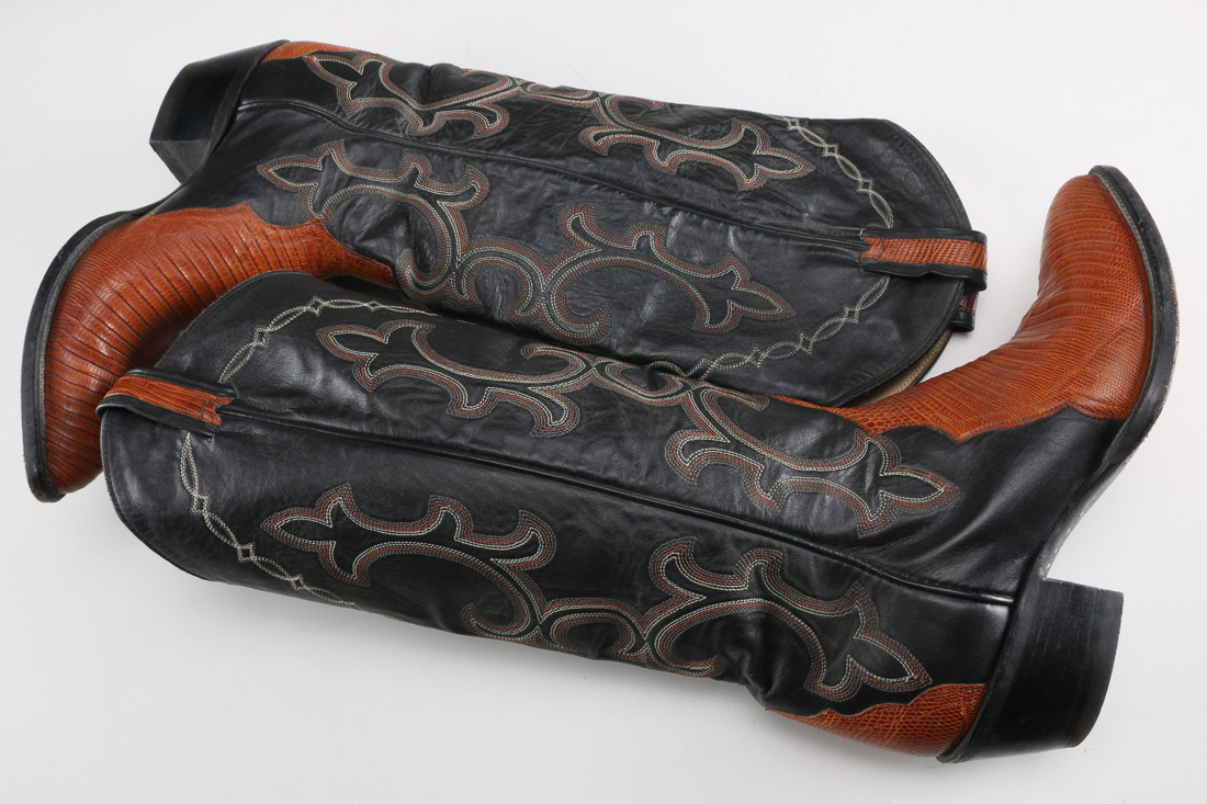 Pair of Men's Larry Mahan Cowboy Boots