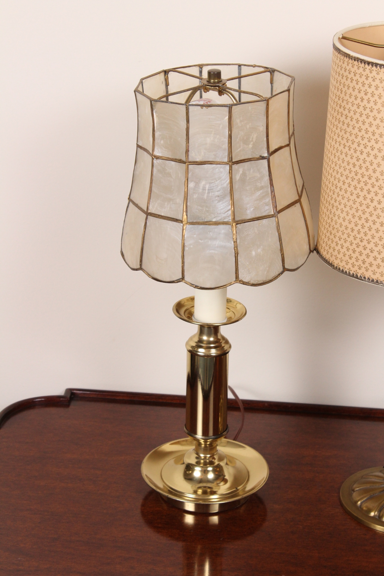 Pair of Vintage Brass Table Lamps