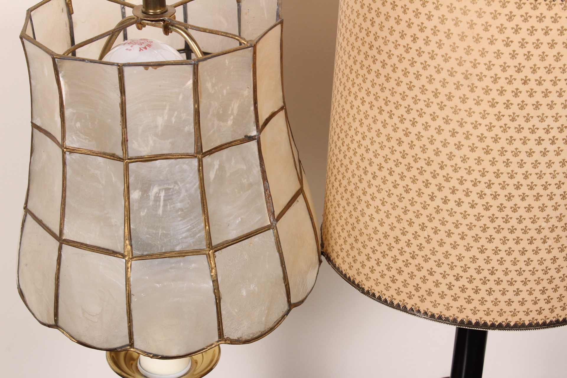 Pair of Vintage Brass Table Lamps