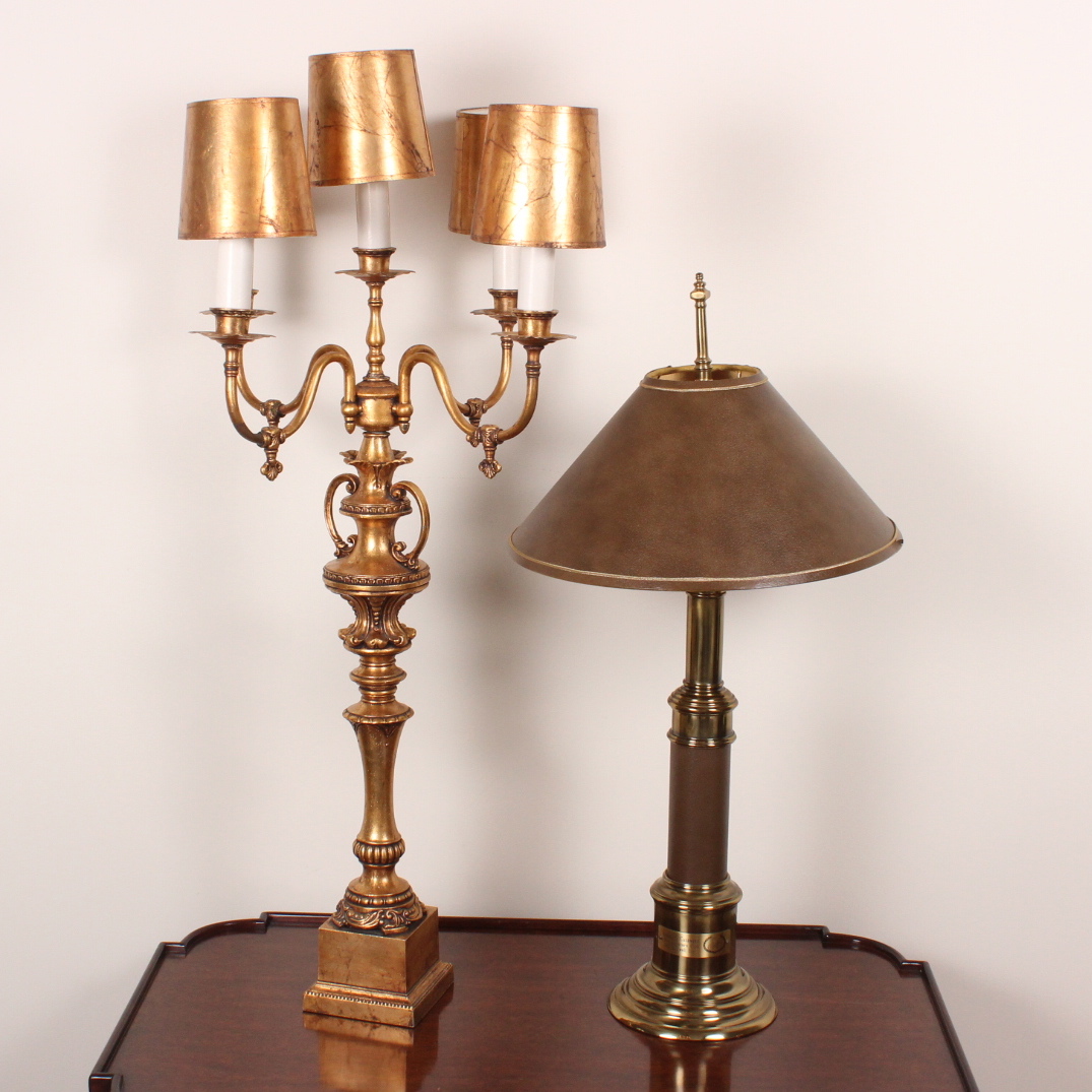 Pair of Formal Table Lamps