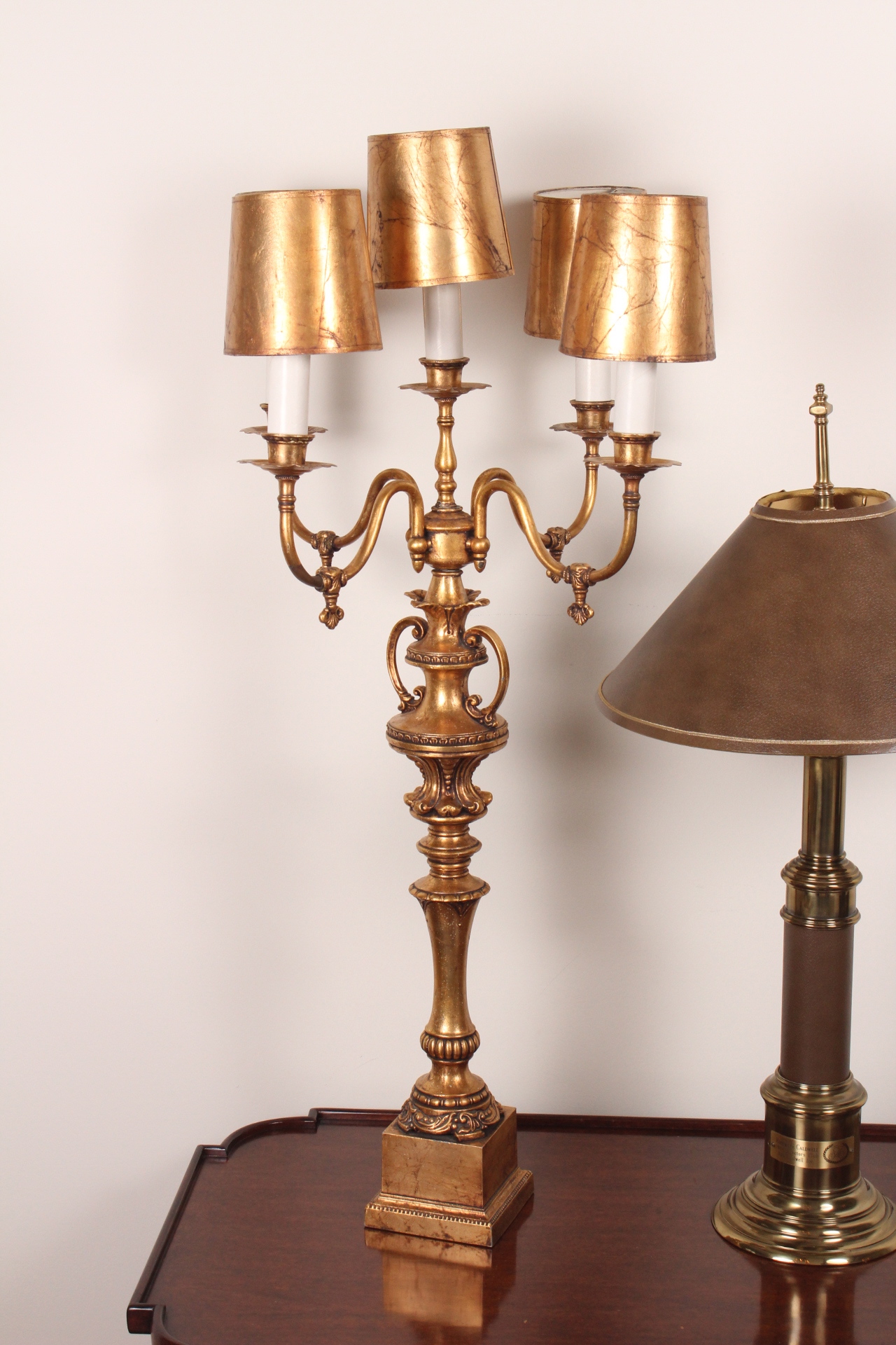 Pair of Formal Table Lamps