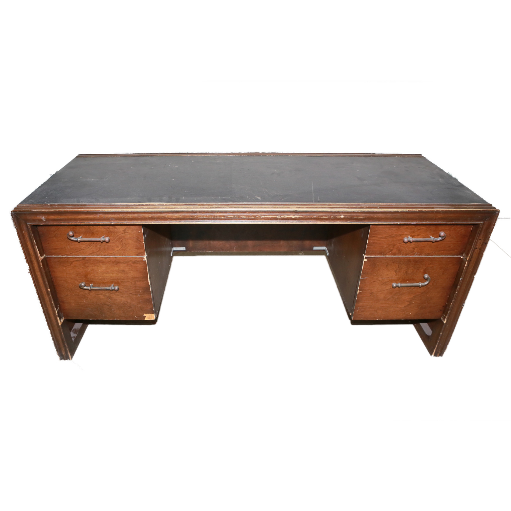 Leather Top Executive Desk