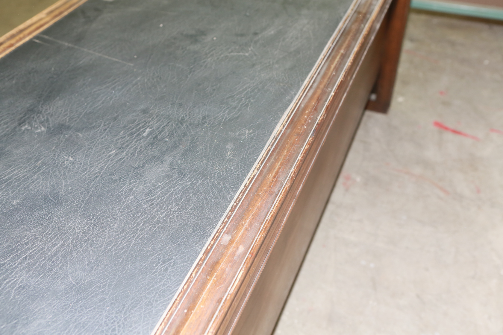 Leather Top Executive Desk