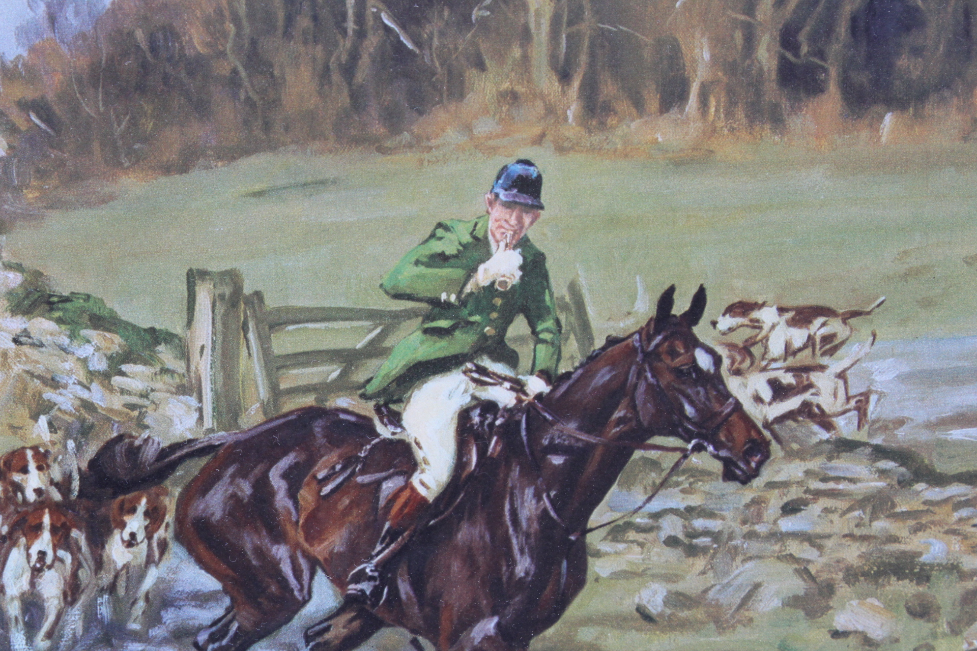 John King Signed Equestrian Offset Lithographs