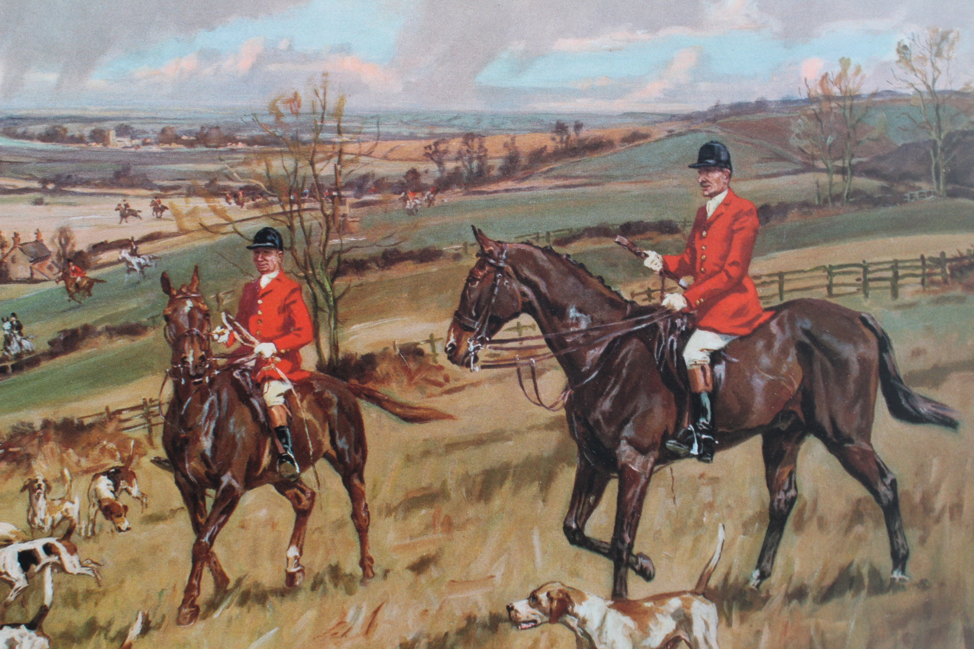 John King Signed Equestrian Offset Lithographs