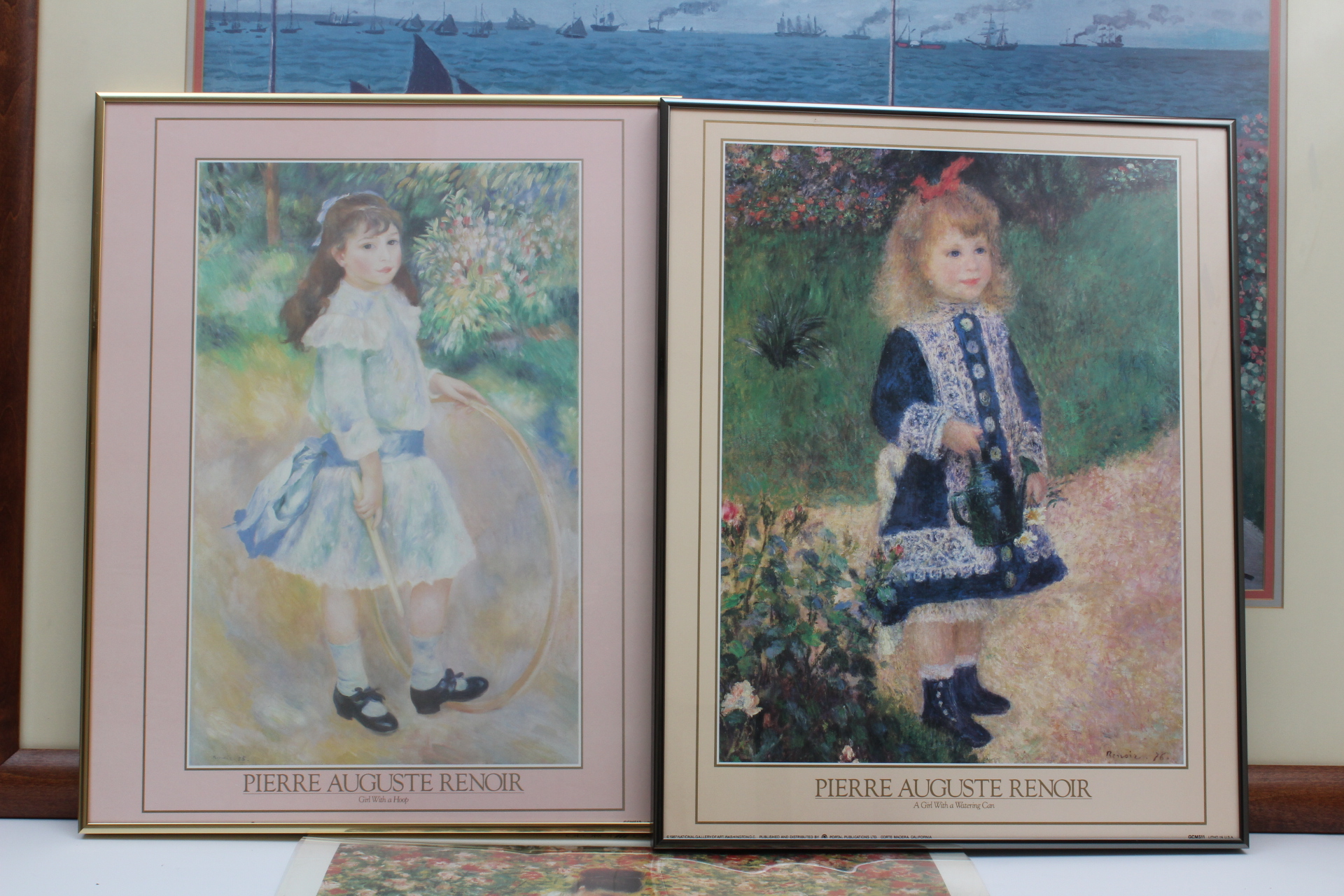 Renoir and Monet Offset Lithograph Reproductions