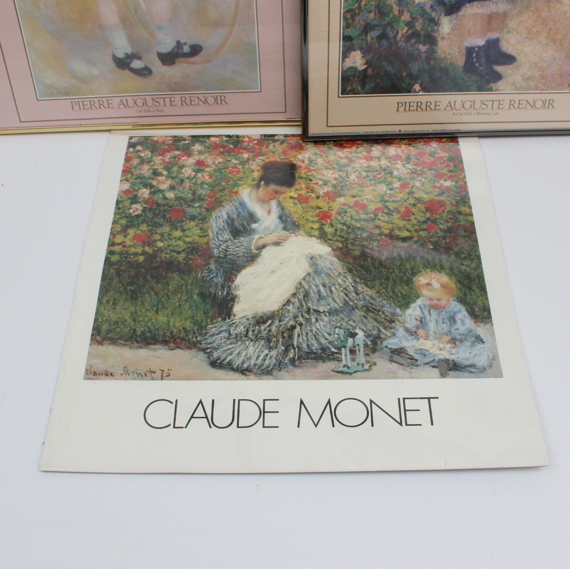 Renoir and Monet Offset Lithograph Reproductions