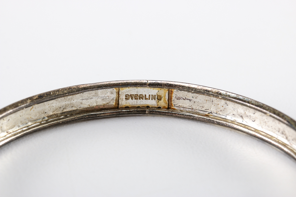 Sterling Silver Bangle Bracelets and Ring