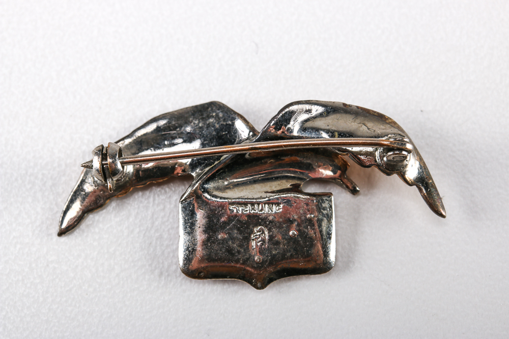 Sterling Sorority Charm Bracelet and Pins