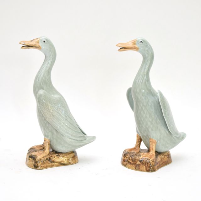 Chinese Jinsheng Sheng Porcelain Geese