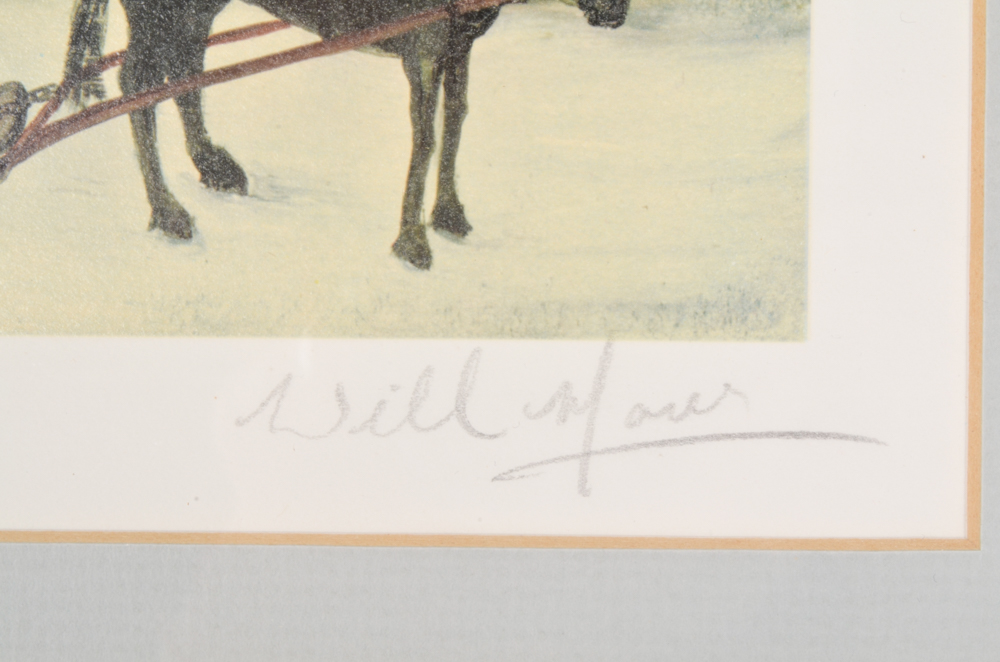 Will Moses Lithograph "Sugar Maples"