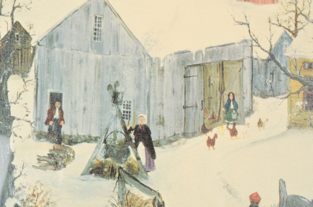 Will Moses Lithograph "Sugar Maples"