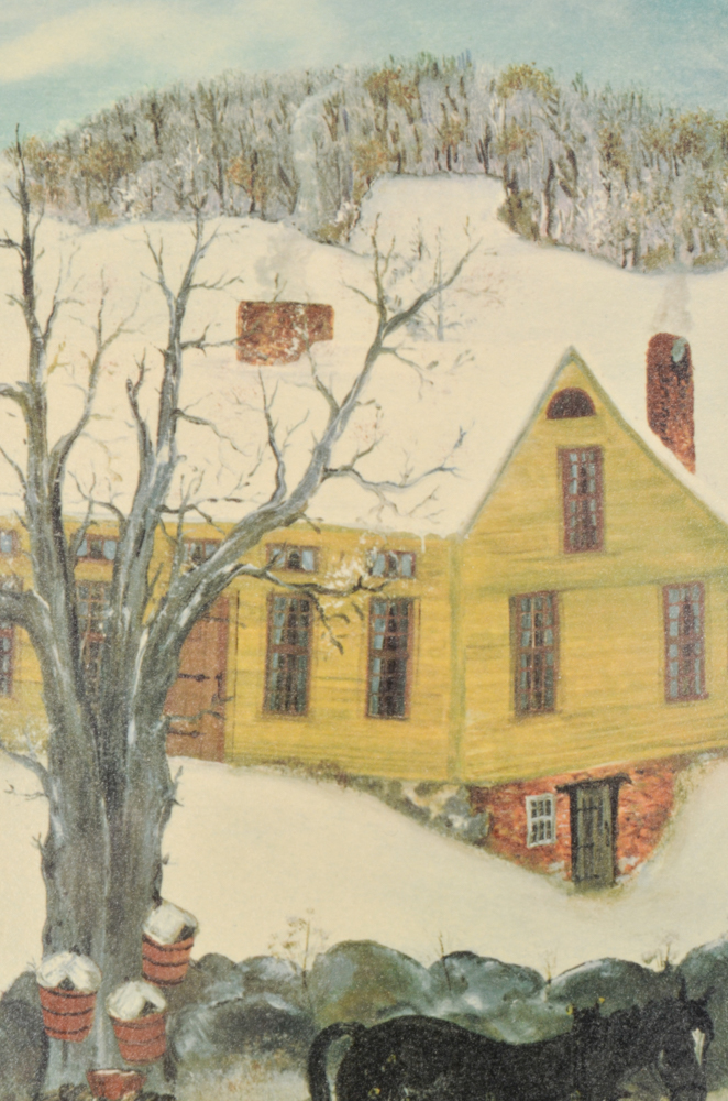 Will Moses Lithograph "Sugar Maples"