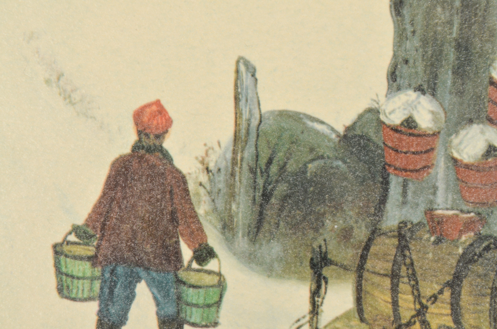 Will Moses Lithograph "Sugar Maples"