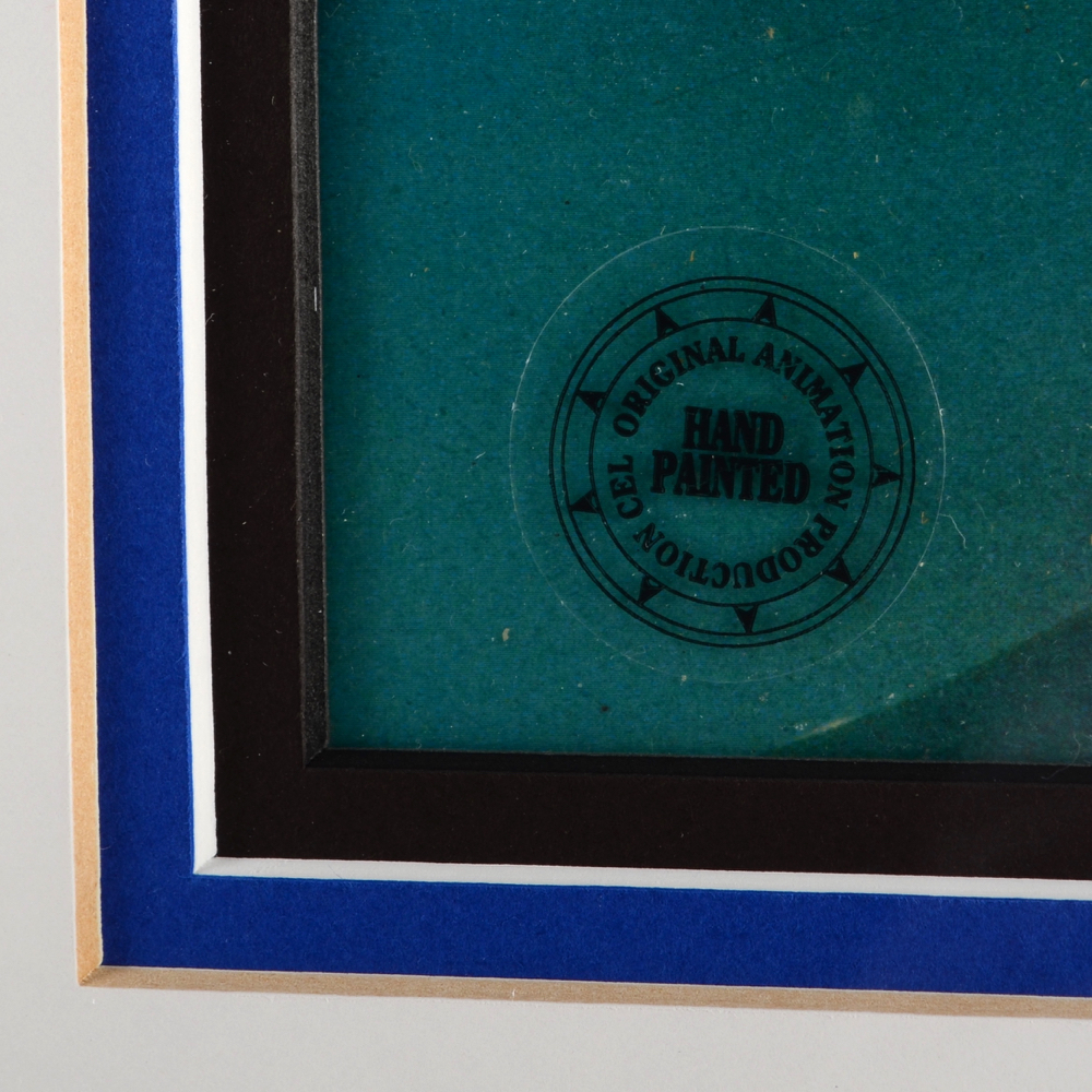 Hand Painted Disney Production Cell of Mickey Mouse, Goofy and Donald Duck