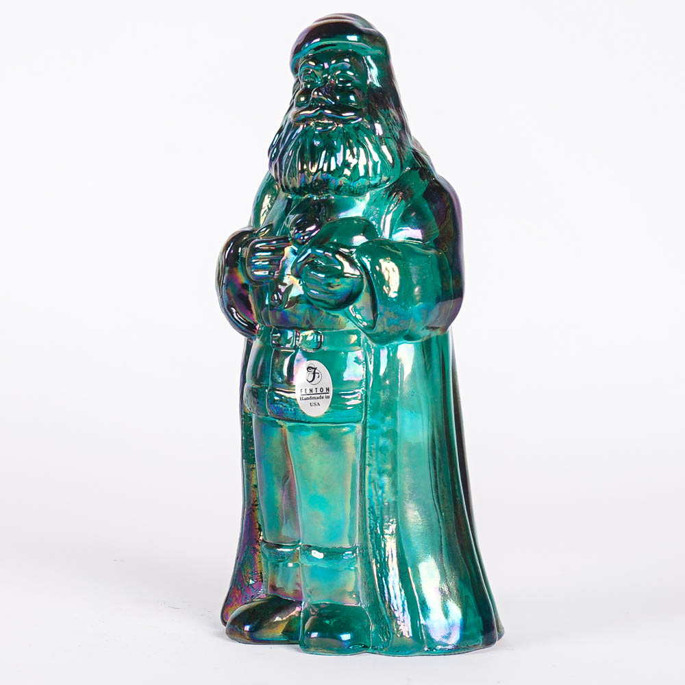 Fenton Glass Santa Claus Figurine