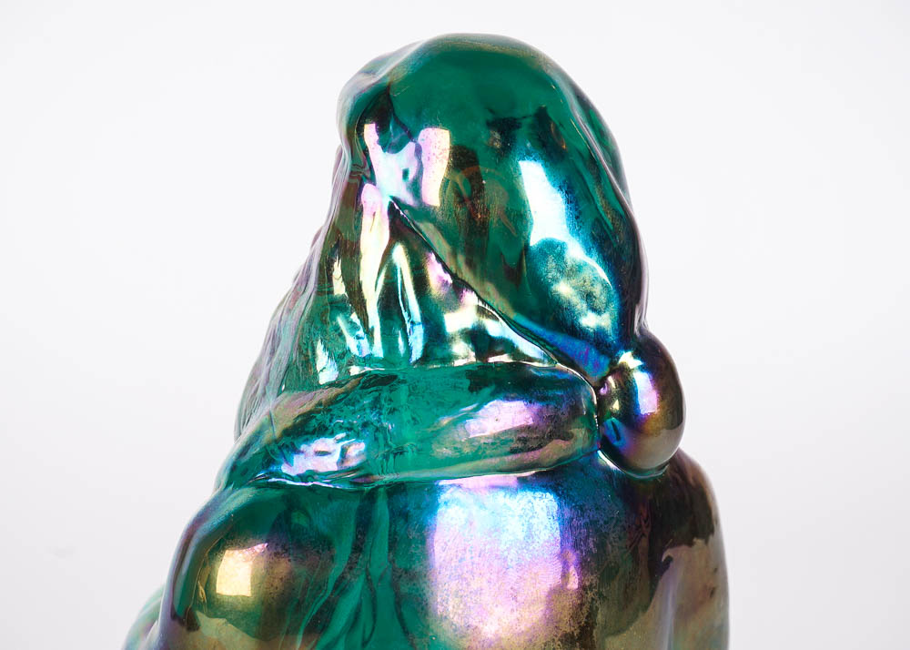 Fenton Glass Santa Claus Figurine