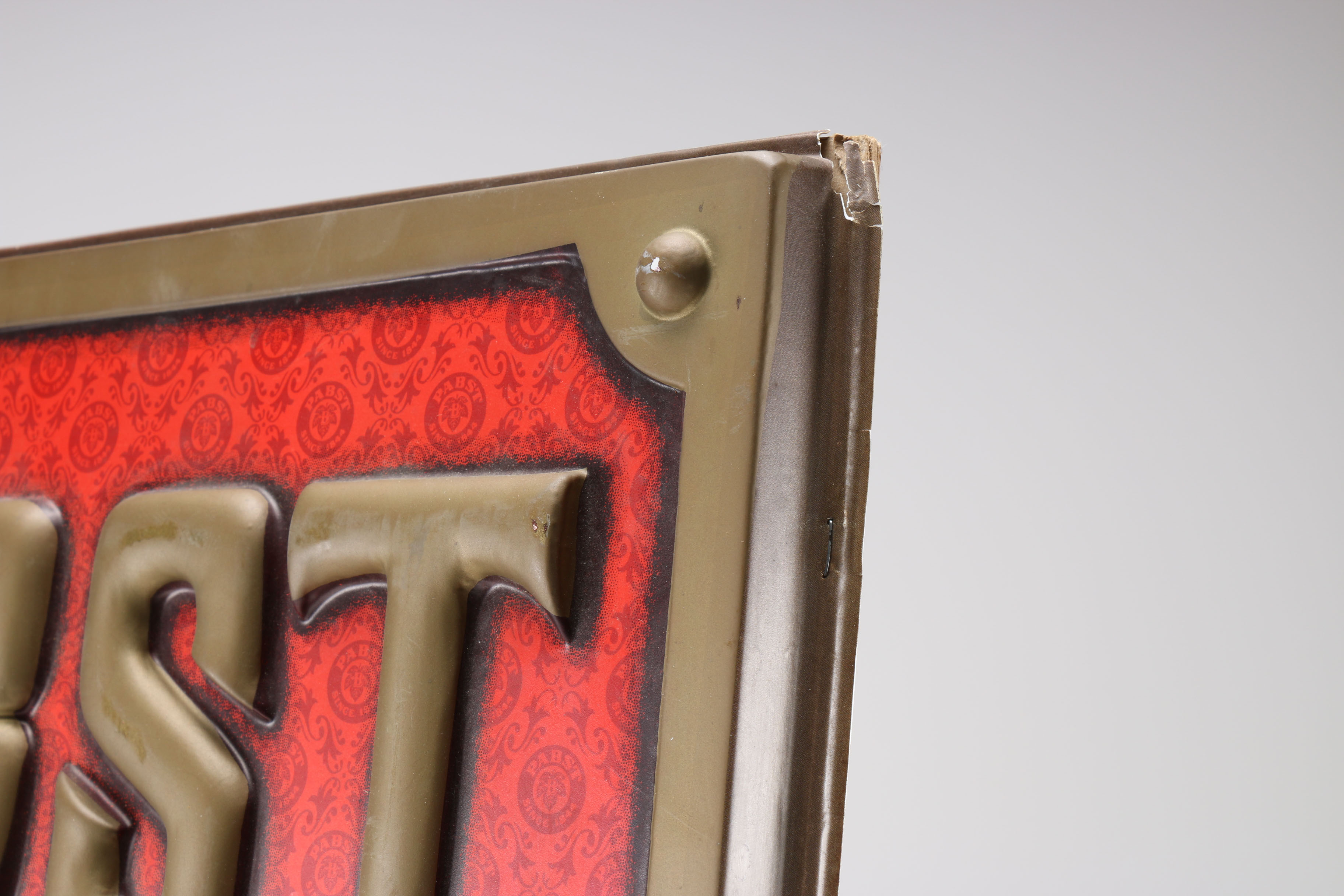 Vintage Style Pabst Blue Ribbon Sign