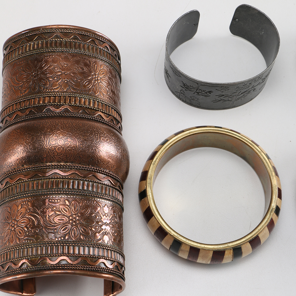 Collection of Bangle and Cuff Bracelets