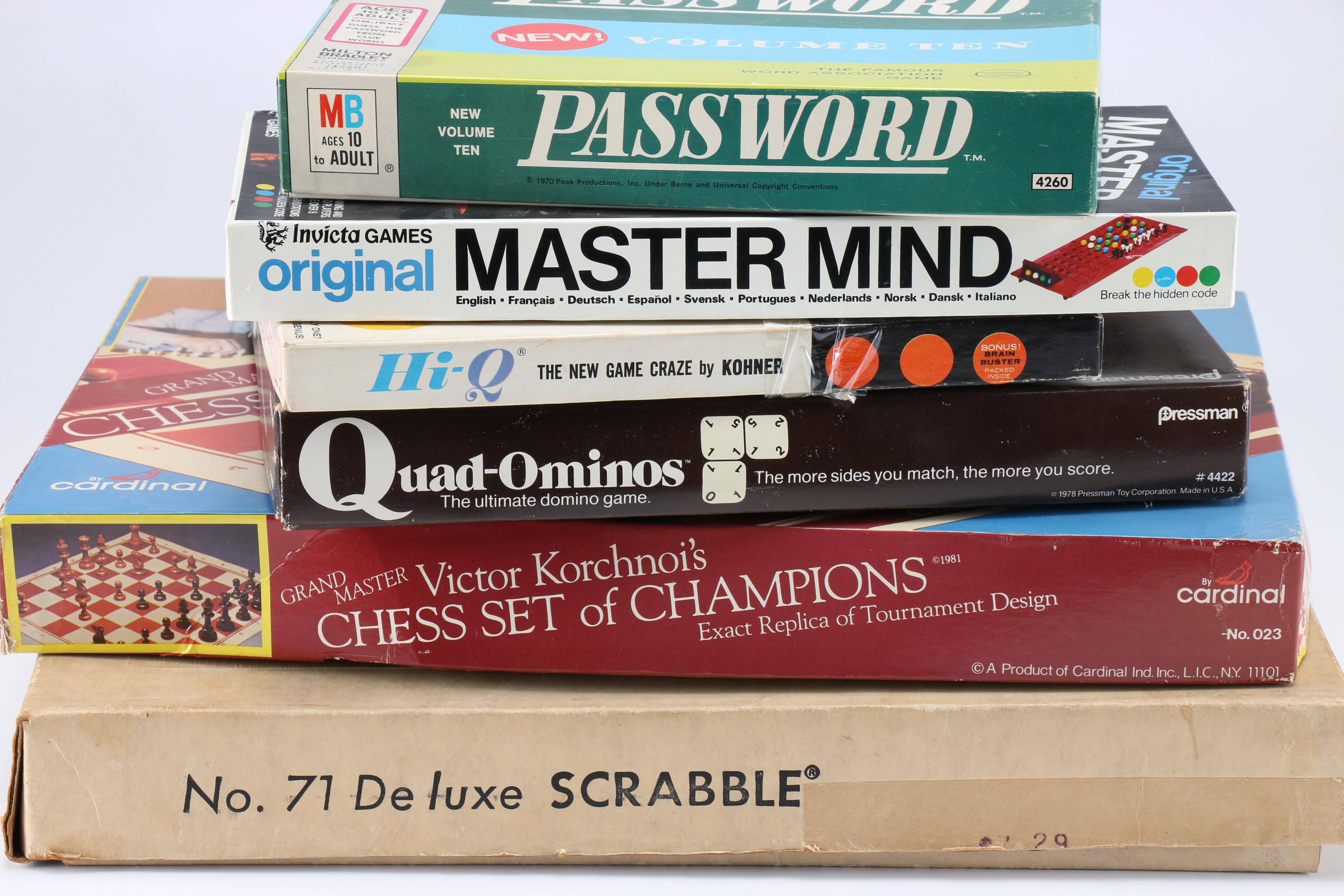Collection of Vintage Board Games