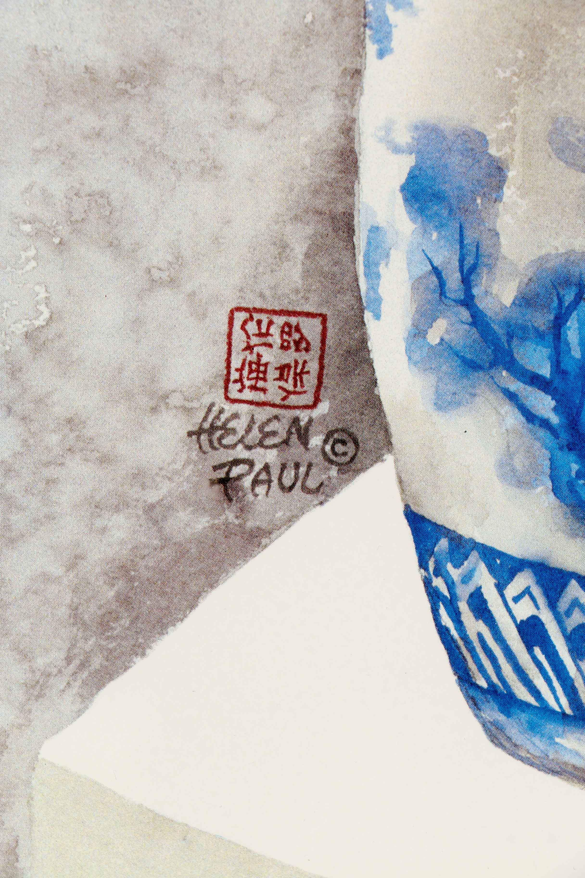 Helen Paul Offset Lithograph "Confucius"