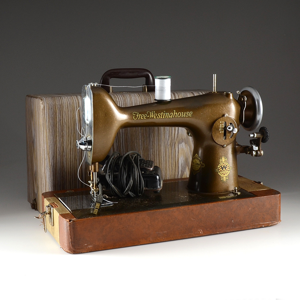 Vintage Free-Westinghouse Portable Sewing Machine.