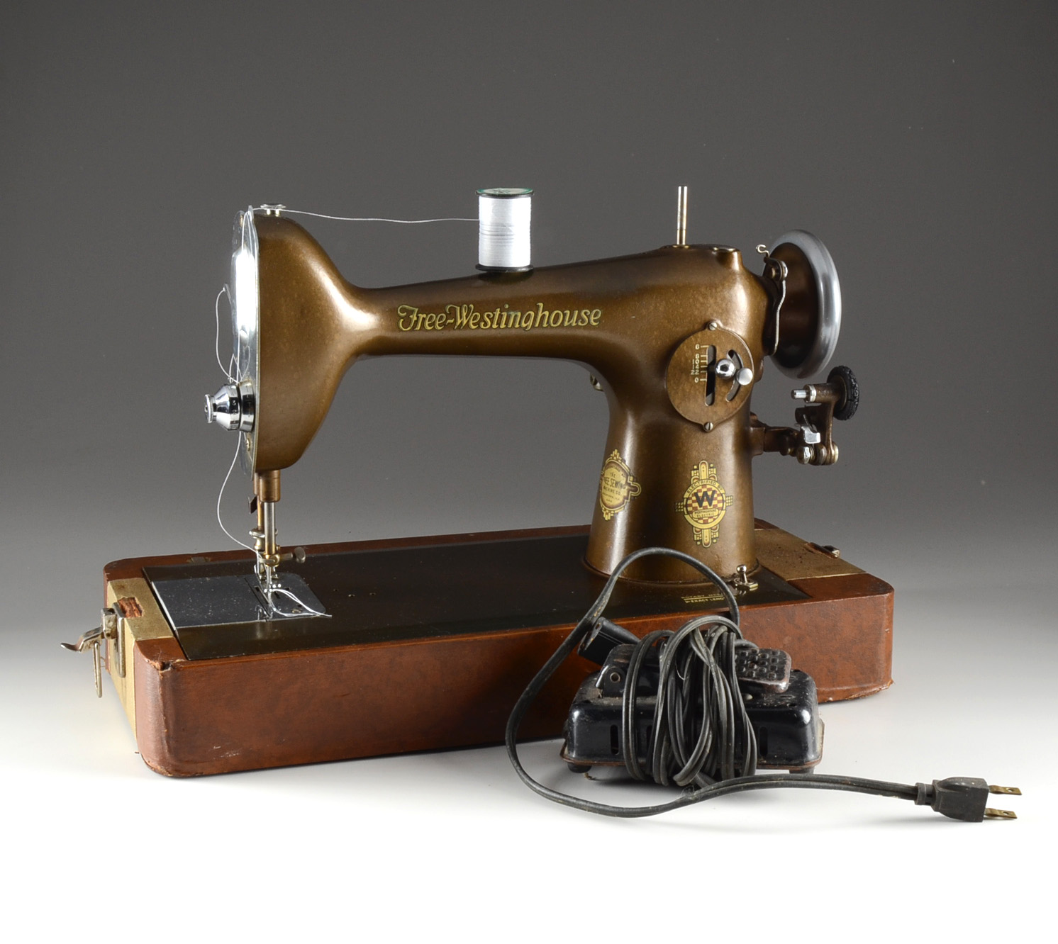 Vintage Free-Westinghouse Portable Sewing Machine.