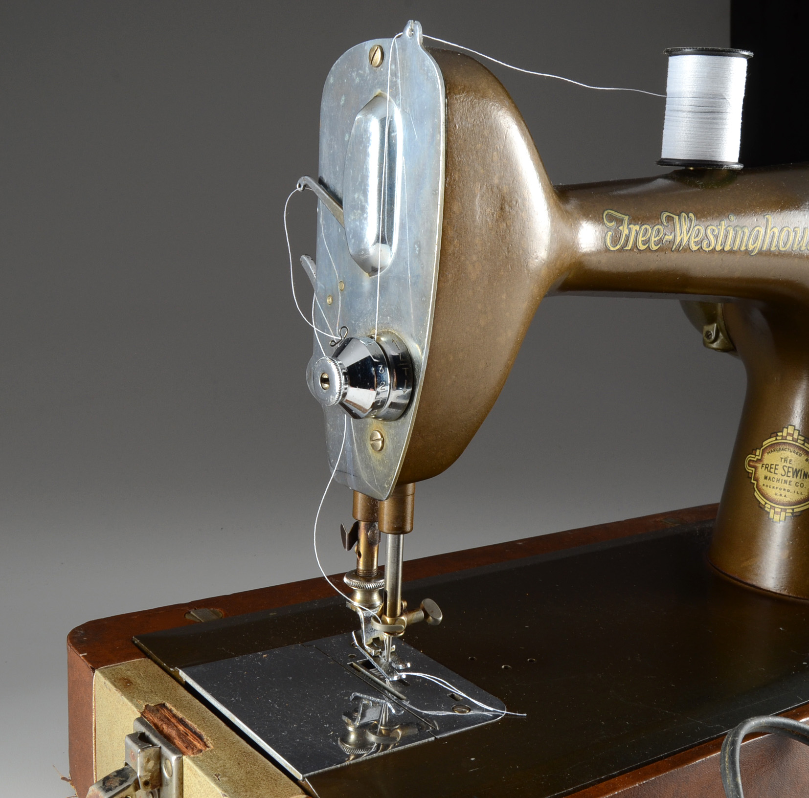 Vintage Free-Westinghouse Portable Sewing Machine.