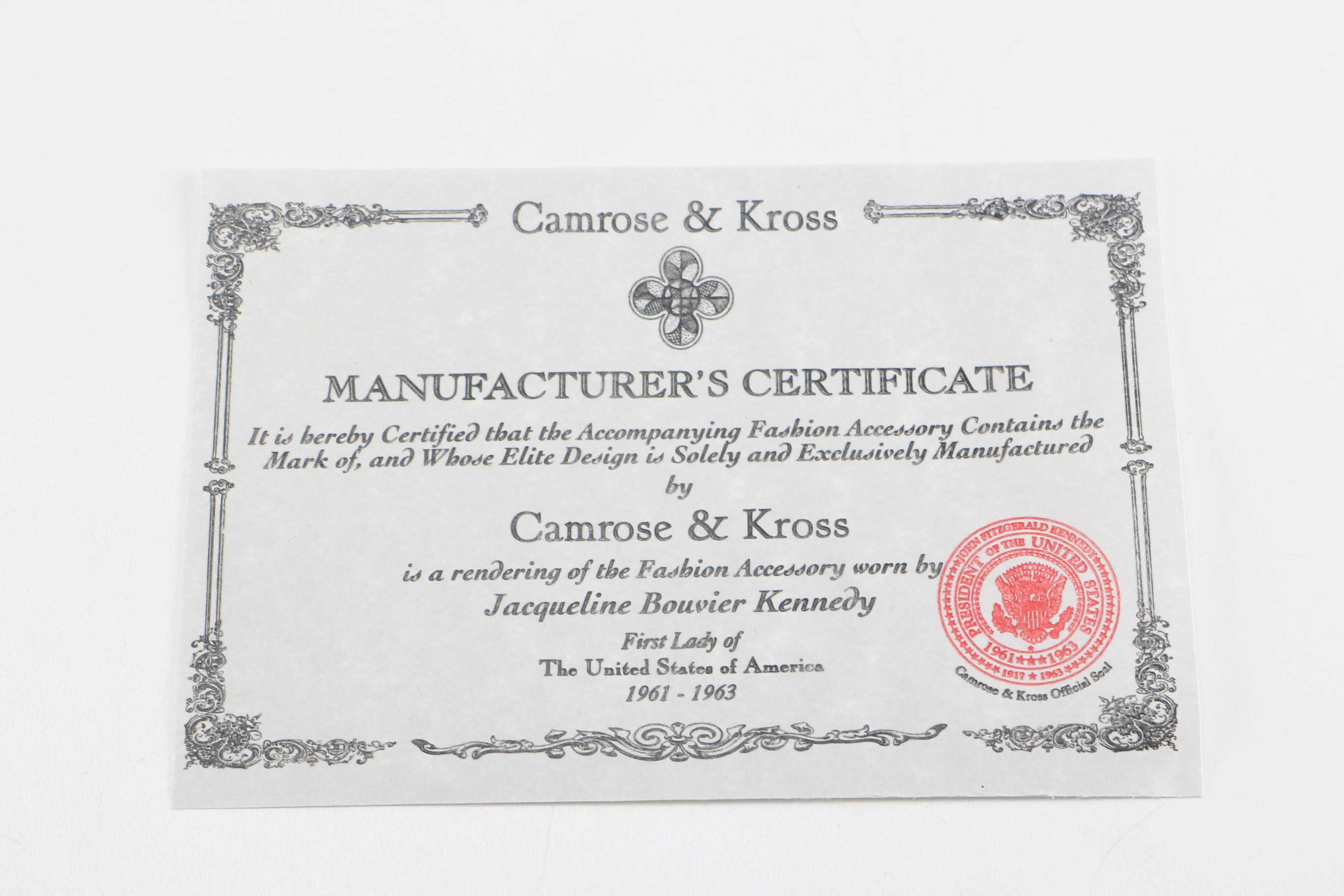 Camrose & Kross Replica Jackie Kennedy Necklace