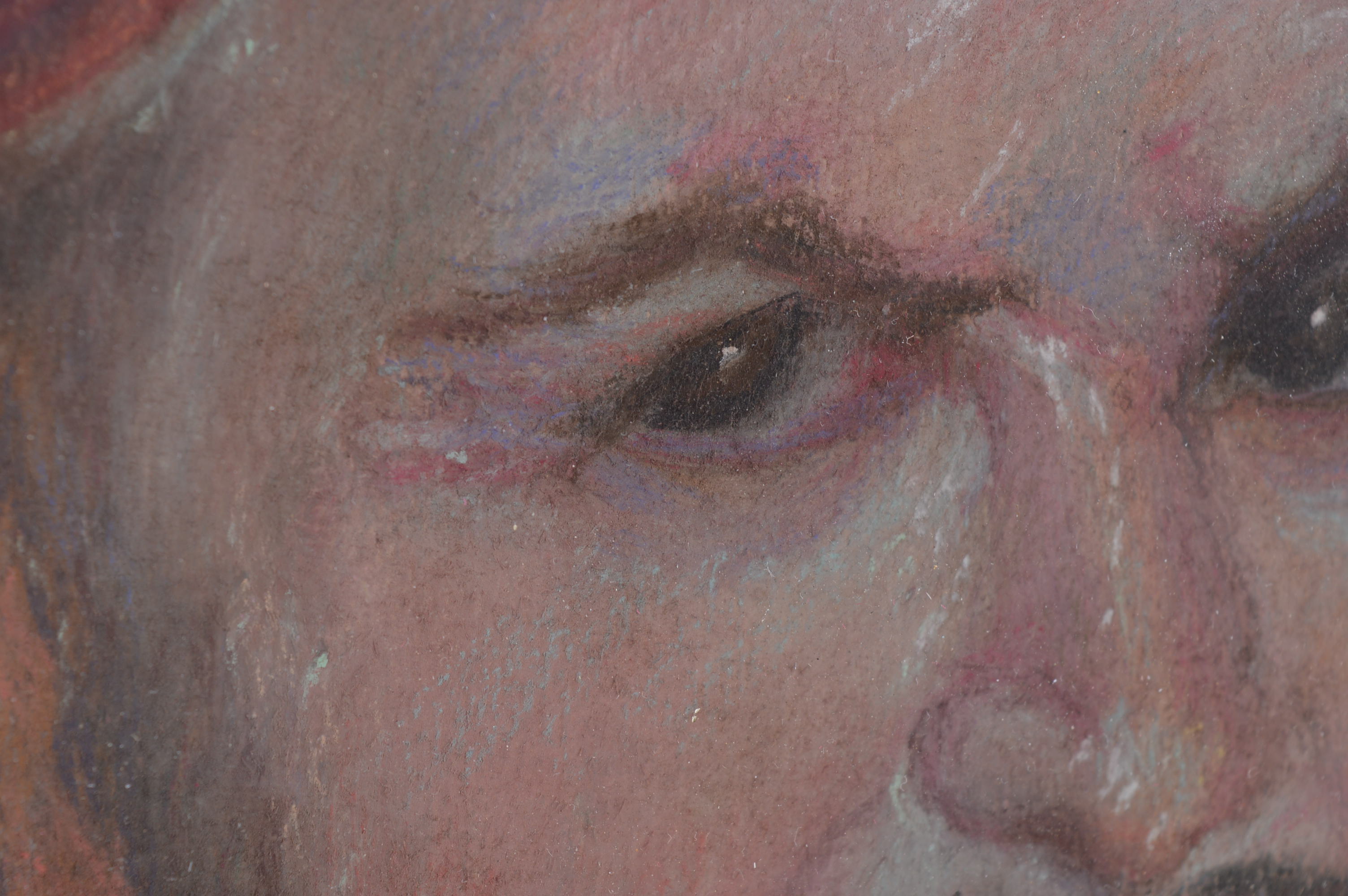 Original Pastel Study of Pope Innocent after Painting by Velasquez