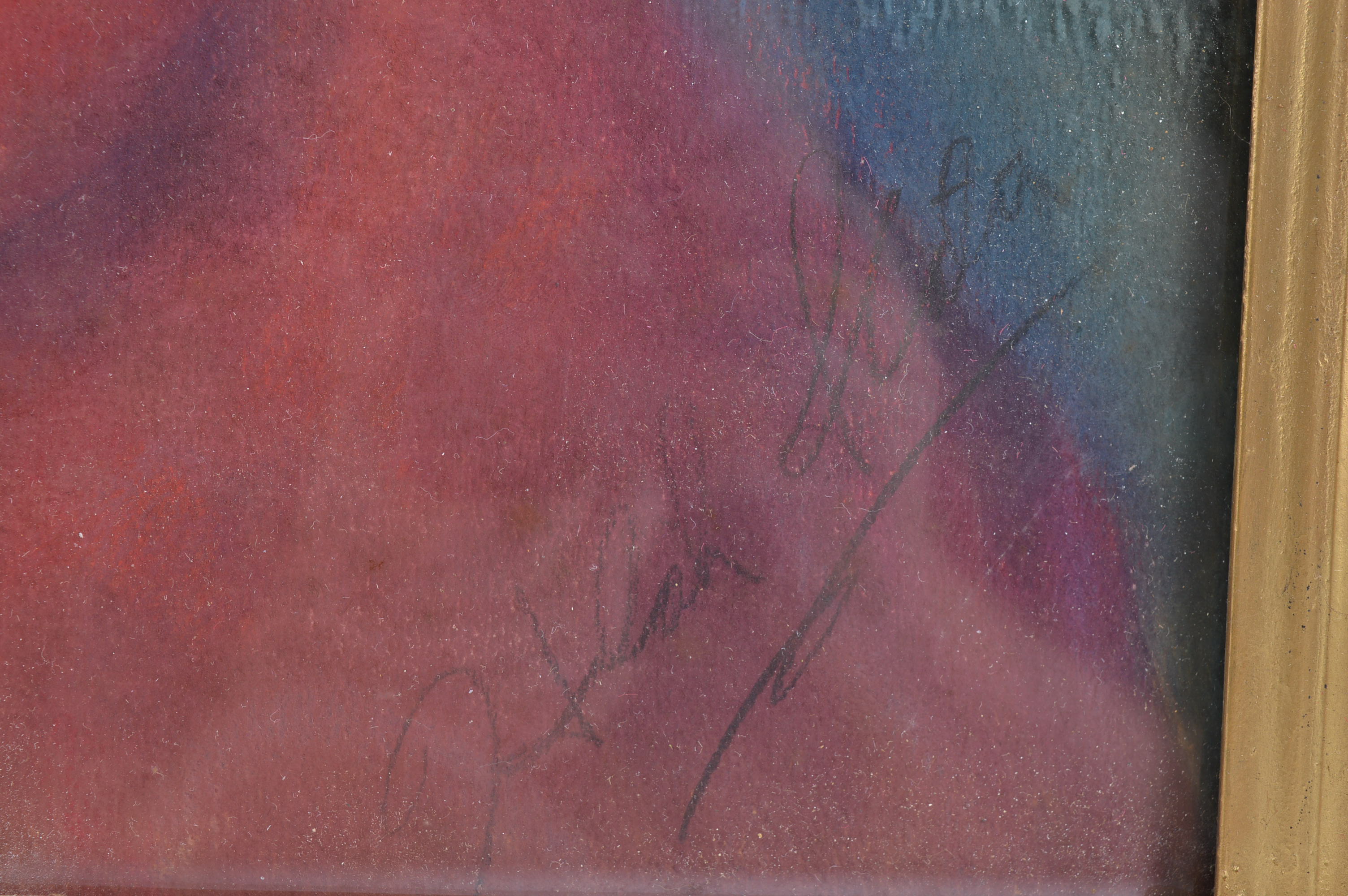 Original Pastel Study of Pope Innocent after Painting by Velasquez