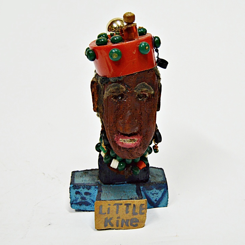 Original Signed Outsider Mixed Media Sculpture by Robert McKinney