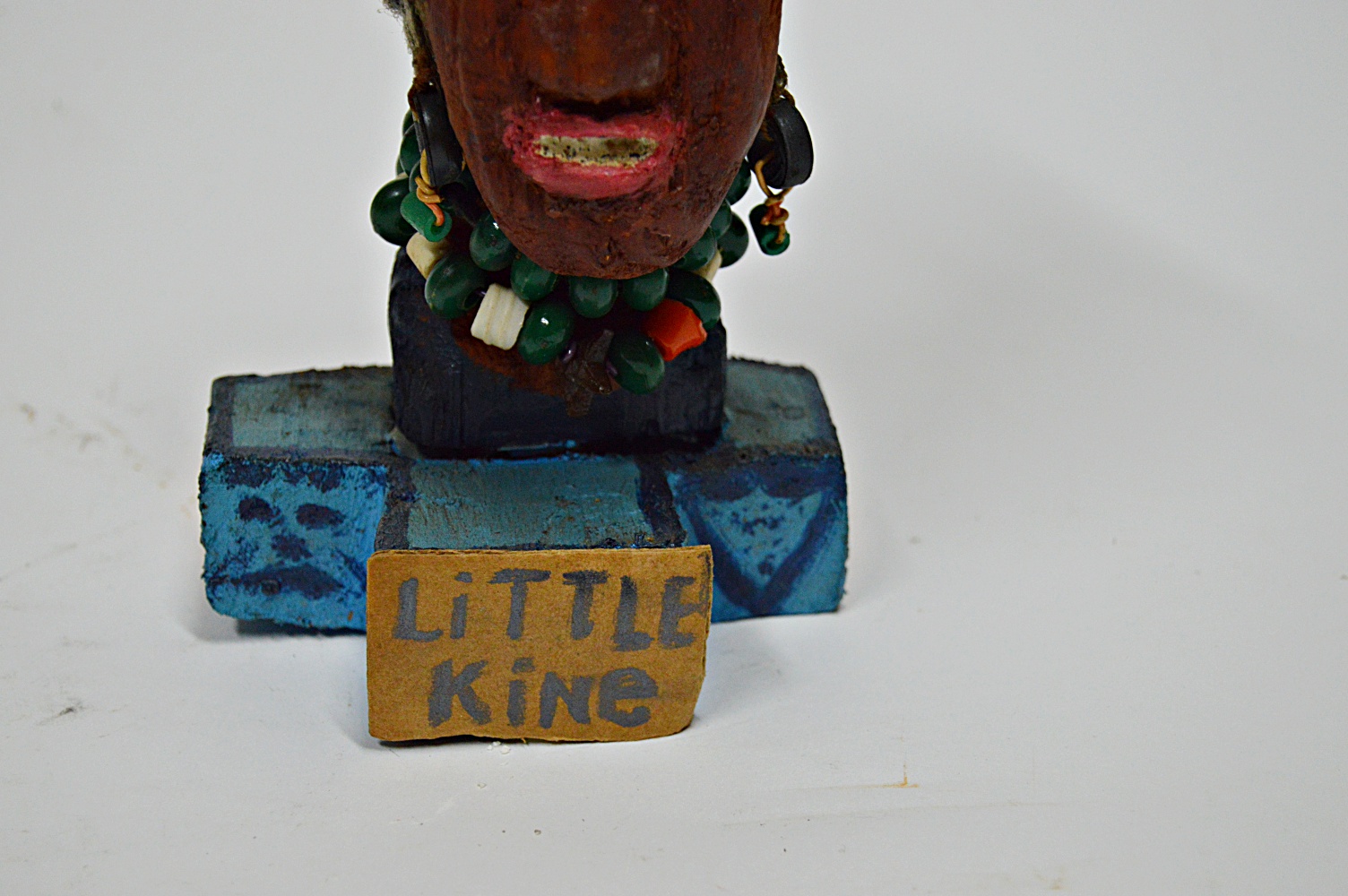 Original Signed Outsider Mixed Media Sculpture by Robert McKinney