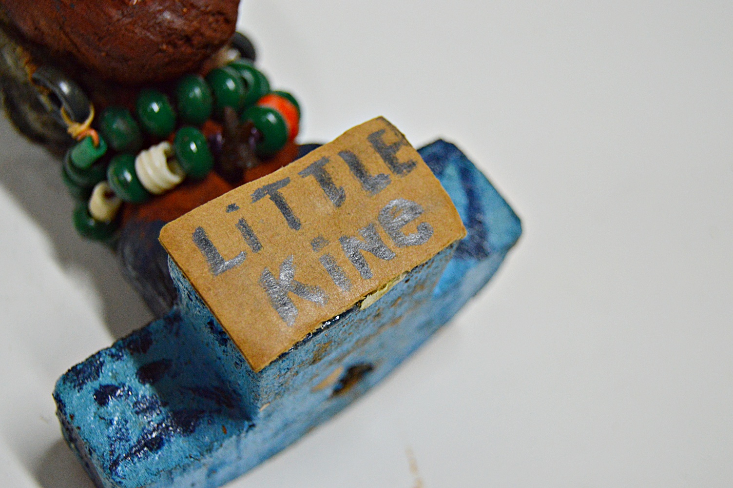 Original Signed Outsider Mixed Media Sculpture by Robert McKinney