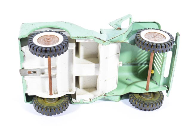 Vintage Steel Model Jeep by Tonka Toy